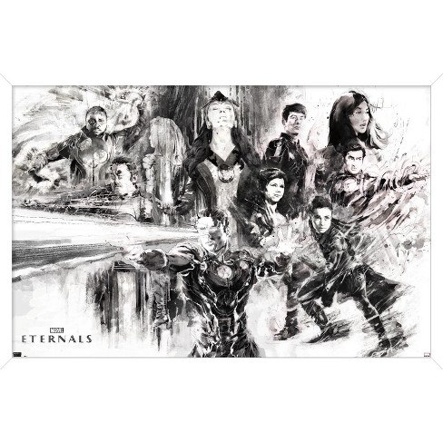 Trends International Marvel Eternals - Sketch Framed Wall Poster Prints - image 1 of 4