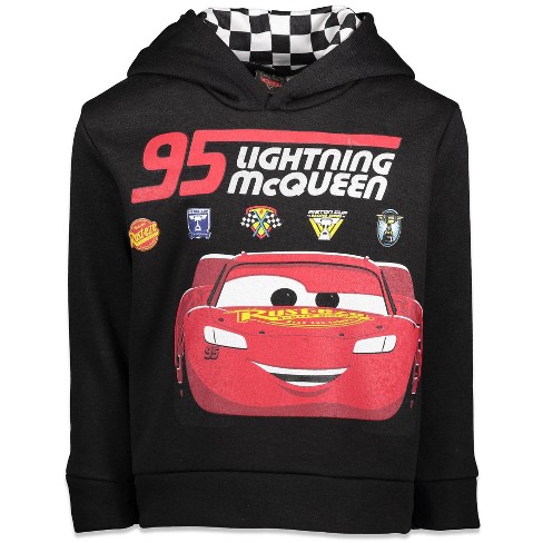 Boys Disney Cars Hoodie Hooded Jumper Kids Lightning McQueen Fleece Hoody Top 