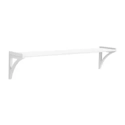 36" Topsy Turvey 2 in 1 Kids' Shelf with brackets for underneath or facing upward White - InPlace