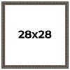 PosterPalooza | 28x28 Modern Bamboo Picture Frame, UV Acrylic, 5 Finishes - 2 of 4