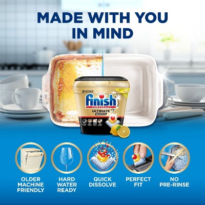 Finish Lemon Ultimate Dishwasher Detergent Tablets - 38ct
