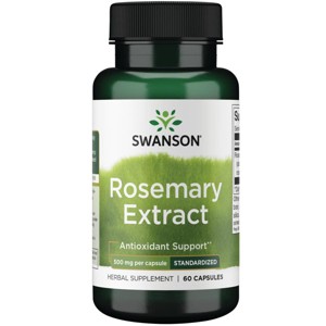 Swanson Herbal Supplements Rosemary Extract - Standardized 500 mg 60 Caps. - 1 of 2