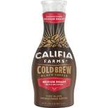 Califia Farms Pure Black Medium Roast Cold Brew Coffee - 48 fl oz