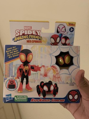 Marvel Spidey and His Amazing Friends Web-Spinners, Ghost-Spider Figure,  Web-Spinning Accessory - Marvel