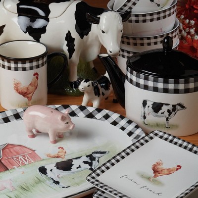 Farm animal dinnerware hotsell