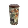 Evergreen Beautiful Woodland Camouflage Ceramic Travel Cup with Matching Box - 4 x 5 x 7 Inches Indoor/Outdoor - 3 of 4