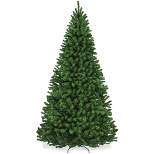 Best Choice Products Premium Spruce Artificial Christmas Tree w/ Easy Assembly, Metal Hinges & Foldable Base