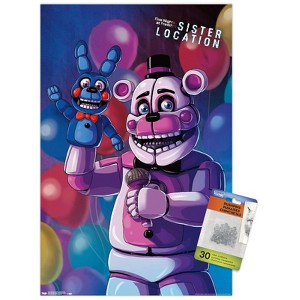 Trends International Five Nights at Freddy's: Sister Location - Funtime Freddy Unframed Wall Poster Prints - 1 of 4