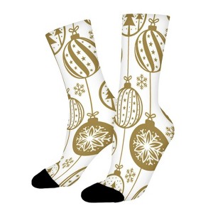 Ball Beautiful Border Women Printed Crew Socks Funny Funky Socks Soft Polyester Novelty Gifts for Artists Men - 1 of 1