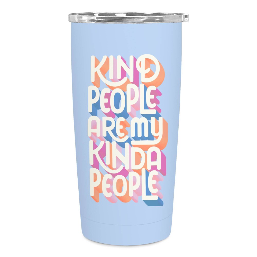 Photos - Glass OCS Designs 17oz Stainless Steel My Kind of People Coffee Tumbler Blue