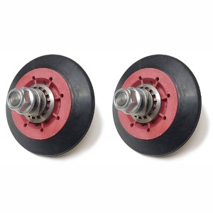 Nispira Dryer Drum Roller Assembly Compatible With LG Kenmore GE 4581EL2002A, 2 Rollers - 1 of 3