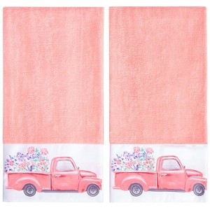 Truck Set of 2 Hand Towels - 1 of 2