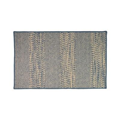 Colonial Mills Havana Textured Doormats - Lake Blue 22" x 34"