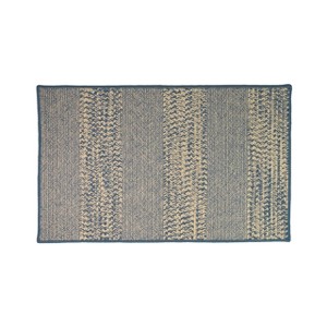 Colonial Mills Havana Textured Doormats - Lake Blue 26" x 40" - 1 of 4