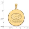 Black Bow Jewelry 14k Yellow Gold Plated Sterling Silver Grambling State Tigers NCAA Extra Large Pendant - 2 of 3