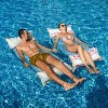 Jasonwell 2 Pack XL Inflatable Pool Floats for Adults – 4in1 Hammock Floats (Chair, Raft, Saddle, Drifter) with Pump, Large Size, W-Babyblue/Roguepur - 4 of 4