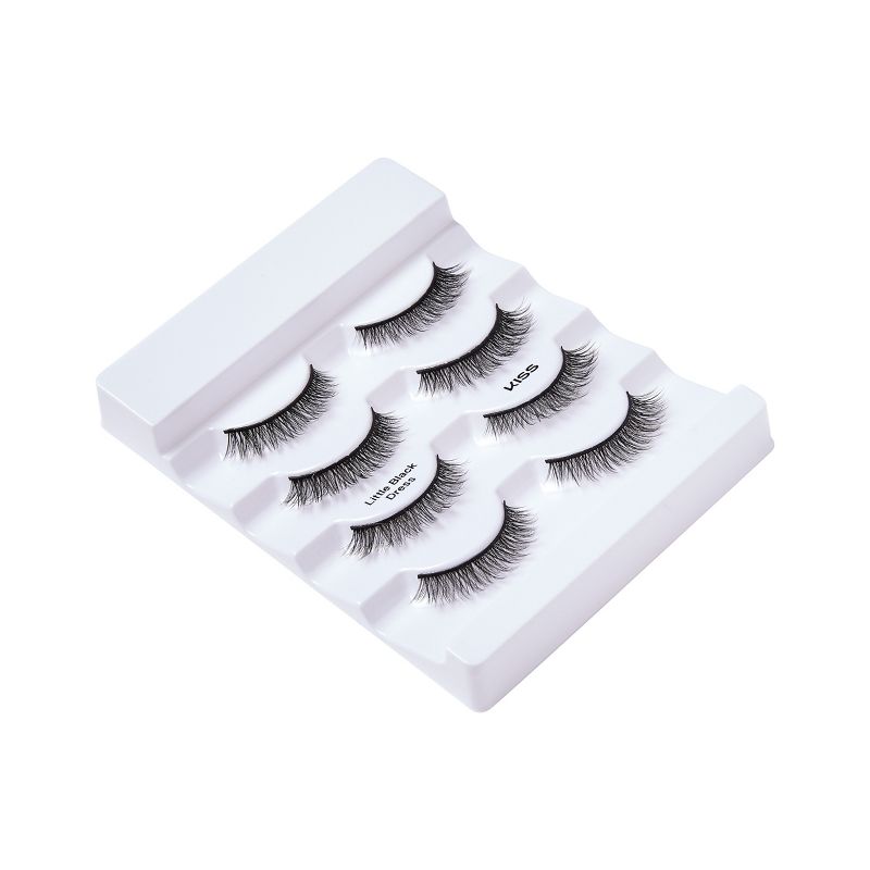 KISS Lash Couture Faux Mink Collection Fake Eyelashes - Little Black Dress - 4 Pairs, 4 of 11