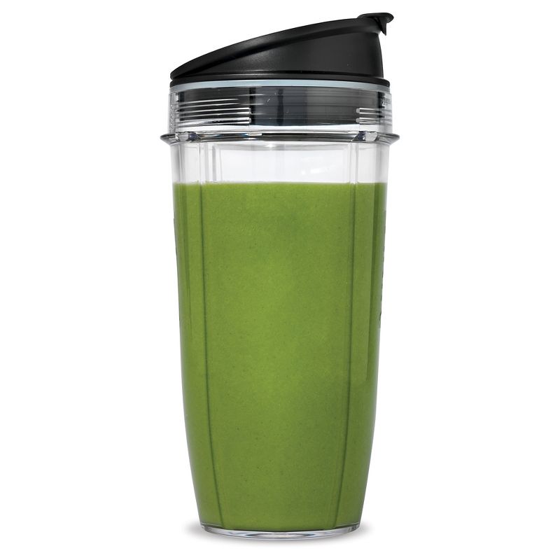 Two 24 oz. Tritan Nutri Ninja Cups with two Sip &#38; Seal Lids, 5 of 8