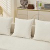 78.8" Chenille Convertible Floor Sofa Bed with Armrest - 3 of 4
