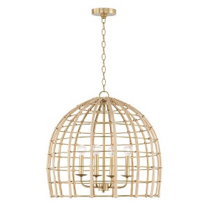 Capital Lighting Wren 4 - Light Pendant in  Matte Brass - 1 of 3