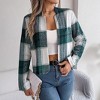 Jackets Women Casual Womens Casual Long Sleeve Short Vintage Pocket Slouchy Womens Casual Jackets and Coats - 2 of 4