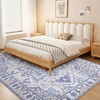 TUYOHW Nordic Style 8x10FT Carpet,Anti-Stain Polyester Silent Rug for Large Living Room & Bedroom,Easy to Clean - 2 of 4