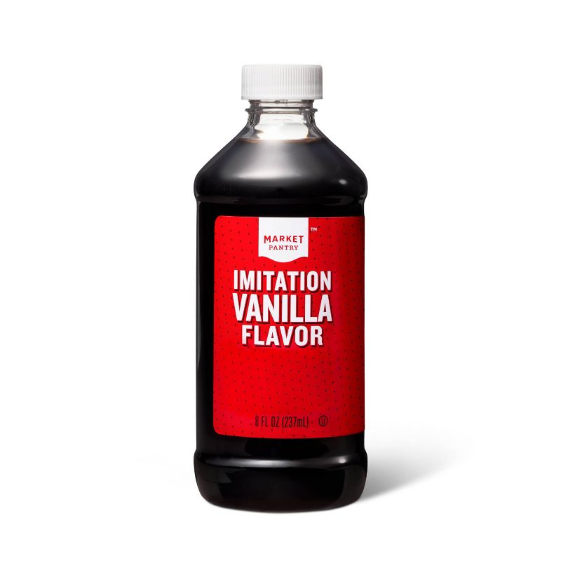 Imitation Vanilla Flavor - 8 fl oz - Market Pantry&#8482;, 1 of 3