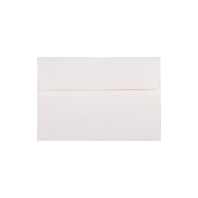 JAM Paper A8 Strathmore Invitation Envelopes 5.5 x 8.125 Bright White Wove STTW761