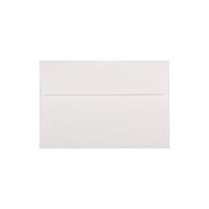 JAM Paper A8 Strathmore Invitation Envelopes 5.5 x 8.125 Bright White Wove STTW761 - 1 of 2