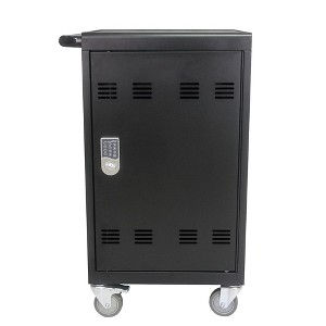 Mobile Charging Cart, 30 Devices Mobile Charging Cart Station Cabinet Mobile Devices Charging Storage Cart - 1 of 4