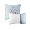 Sapphtopaz Queen 8 Piece Comforter Set, Queen Quilt with Bed Sheets Seafoam for Women, Men, Kids & Teens, Queen Quilt Bedding Set - 3 of 4