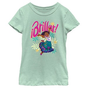 Girl's Encanto Mirabel Brillar Happy Dance T-Shirt - 1 of 4