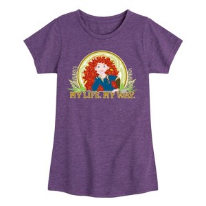 Girls' - Disney - My Life My Way Fitted Short Sleeve Graphic T-Shirt - 1 of 4