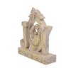 Transpac Resin Gold Joy Holy Family Nativity Scene Figurines Christmas Tabletop Decor Indoor Unique Holiday Gift - 2 of 3
