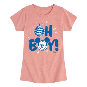 Girls' - Disney - Mickey & Friends Fitted Short Sleeve Graphic T-Shirt - 1 of 4
