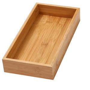 YBM HOME Bamboo Drawer Organizer Storage Box for Kitchen Drawer, Junk Drawer, Office, Bedroom, Children Room, Craft, Sewing, and Bathroom - 1 of 1