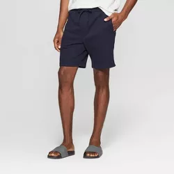 Men's 8.5" Regular Fit Pull-On Shorts - Goodfellow & Co™ Navy Blue XXL