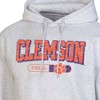 NCAA Clemson Tigers Gray Fleece Hooded Sweatshirt - 3 of 3