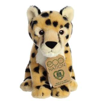 Aurora Small Cheetah Eco Nation Eco-Friendly Stuffed Animal Gold 8"
