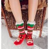 5 Star Super Deals Women's Thermal Fleece Lined Socks – Plush Fleece, Warm & Toasty Footwear – Non-Skid Gripper Bottom - 2 of 4
