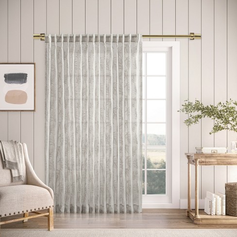 Horizon Voile cheapest Rod Pocket Top Sheer Curtains, Sheer Curtain Panels, Sheer Drapes, Sheer Voile Curtains.