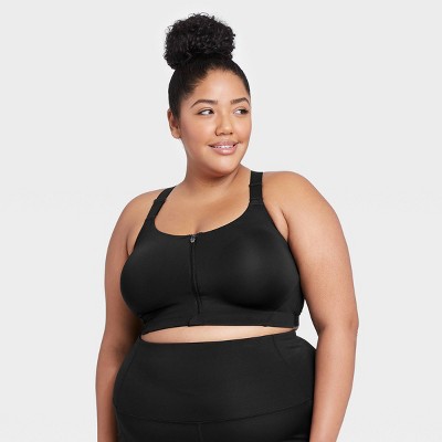 target sports bras zipper front