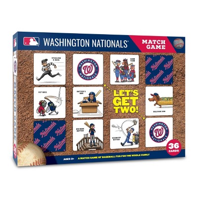 MLB Washington Nationals Memory Match Game