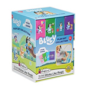 Colorforms Bluey Stickers Play Set Collection 4 Play Scenes with Repositionable Stickers, for Boys and Girls, Ages 3+ - 1 of 4