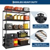 Garage Storage Shelves 5 Tiers, Heavy Duty Storage Shelving Racks Capacity,Metal Adjustable Shelving Unit for Kitchen Basement Bathroom Laundry - 4 of 4