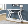 Monarch Specialties Accent Table Console Entryway Narrow Sofa Living Room Bedroom White Laminate Contemporary Modern - 2 of 4