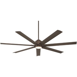72" Casa Vieja Airbender Emperial Bronze LED Ceiling Fan with Remote - 1 of 4