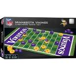 MasterPieces Family Game - NFL Minnesota Vikings Checkers - Officially Licensed Board Game for Kids & Adults