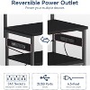 ODK Bakers Rack with Power Outlet & LED Lights, Coffee Bar with Storage 5-Tiers - 2 of 3