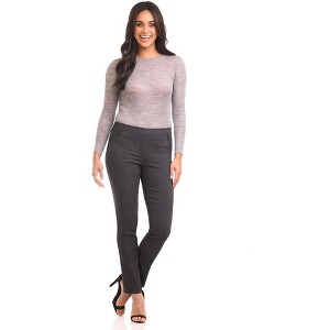 Rekucci Ease into Comfort Stretch Slim Dress Pants for Women - 1 of 4